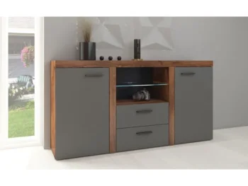 Komoda RUBA je eleganten kos pohištva,ki popestri vaš prostor s svojo eleganco in prefinjenostjo. Izdelana je iz kakovostne lahke betonske laminirane