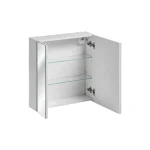 Kopalniški ogledalo AURORA 60 je narejeno iz kvalitetne laminirane plošče. Ta kolekcija je posebna, ker uporablja horizontalno rezkanje front. Ima moderen