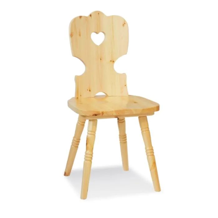 Kuhinjski stol ATENA Stol ATENA je izdelan iz masivnega smrekovega lesa, zato je zelo kvaliteten in ima dolgo življensko dobo. Njegov dizajn se bo podal v jedilnice, gostinske