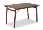 Miza PIKNIK2 dimenzije 120x80 cm, narejena v celoti iz bukovega lesa. Zaščitena je z lakom. Primerna za pokrite terase, balkone, vikendice, kamp prikolice,