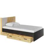 Mladinska soba KINDER je izdelana iz kvalitetne laminirane plošče, zaključene s trpežnim ABS robom. V ceni je vključeno: 1 x garderobna omara (prostorna