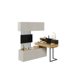 Mladinska soba SIMPL 6 je odlična ponudba za tiste, ki želijo sobo urediti v dizajnerskem in brezčasnem stilu. Komplet je sestavljen iz petih elementov: 1 x