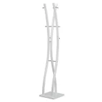 Praktičen obešalnik MILKA, primeren za vsak prostor. Narejen je iz jekla prašno barvanega v črno ali belo barvo. Dimenzija : - Š: 35 cm - G: 35 cm - V: