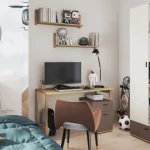 Pisalna miza LENI je funkcionalna in kakovostna. Je popolna rešitev, ki ne le izpolnjuje vseh potreb pri delu in učenju, temveč služi tudi kot eleganten