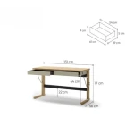 Pisalna miza OLIVIJA – predstavitvena slika