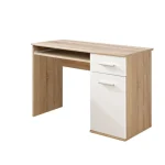 Pisalna miza ZARJA je narejena iz kvalitetne laminirane plošče v kombinaciji sonome ter bele barve. Barva: - Sonoma / Bela mat Material: - Laminirana
