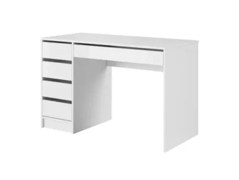Značilnosti TEREZA pisarniške mize je sodobni dizajn, primeren za vsak prostor. Dobavljiva je v beli barvi. Barva: - Bela Dimenzija: - D: 120 cm x Š: 55 cm