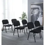 Pisarniški stol ISO ECO je kakovosten in stabilen stol. Primeren je za vse pisarne, konference, seminarje, čakalnice, pisalne mize in ostale prostore. Zaradi