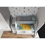 Pograd NEK je primeren za vse otroške ali mladinske sobe. Narejen je iz laminirane plošče debeline 16 mm. Korpus pograda je v beli barvi, fronta je v beli