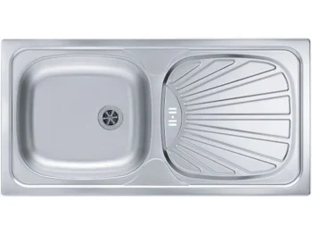 Inox pomivalno korito B80 je vgradno. Korito ima eno posodo in odlagalno površino. Postavitev korita je univerzalna (levo ali desno). Minimalna širina