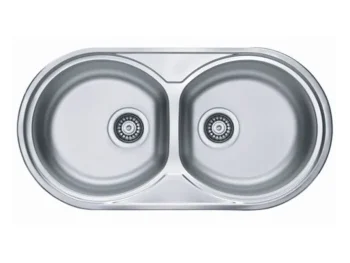 Inox pomivalno korito F50 je vgradno. Postavitev korita je univerzalna (levo ali desno). Minimalna širina omarice je 80 cm. Velikost posode je 36,5 cm x 36,5