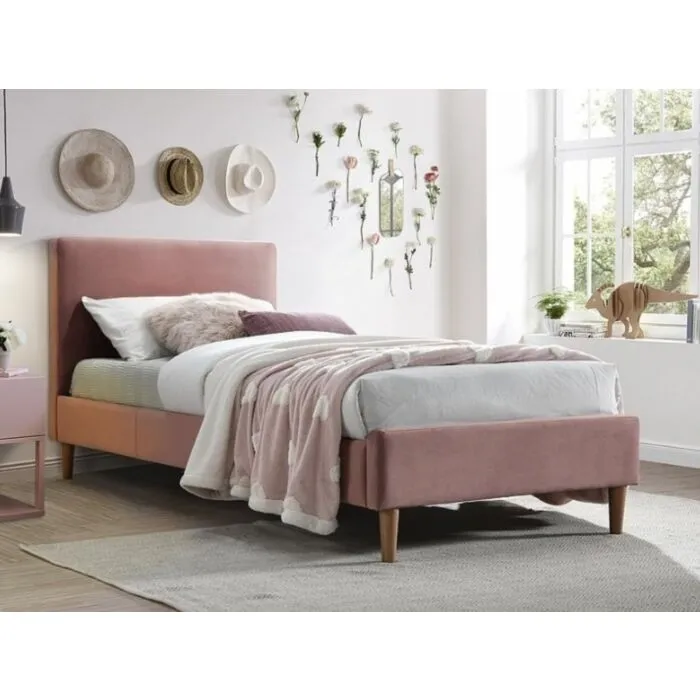 Postelja ANCORA 2 90 x 200 Kvalitetna postelja ANCORA vam bo zagotovila miren spanec. Postelja ima nežen ženstveni videz. Narejena v kvalitetnem blagu. V ceno je vključen POSTELJNI