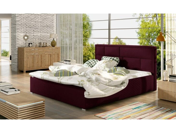 Postelja LATICIJA 200 x 200 cm Moderno oblazinjena postelja LATICIJA modernega dizajna vam bo popestrila vaš prostor. Odličen mehanizem vam bo omogočal, da boste lahko posteljnino