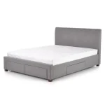 Oblazinjena postelja MADONA 140 je elegantna, sodobna in kvalitetna postelja s predali. Postelja ne vsebuje vzmetnice. Dimenzije: - D: 144 x G: 220 x V: 106 cm