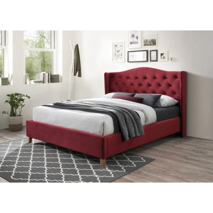 Postelja MAGEN 5 160x200 Kvalitetna postelja MAGEN 5 vam bo zagotovila miren spanec. Narejena v kvalitetnem blagu. Dobavljiva je v rdeči barvi. V ceno je vključen POSTELJNI POD.