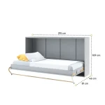 Postelja v omari ZVONČEK PRO 90x200cm – predstavitvena slika
