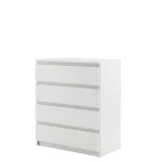 Predalnik EDI 2 je predalnik bele barve s štirimi predali. Odlično se poda v vsak prostor, saj ima moderne linije in brezčasen elegaten izgled. Material: -