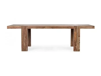 Raztegljiva jedilna miza SUNDERLAND 175-265X90 je narejena iz lesa in ima naravno končno oblogo. Ima dva nastavka za jo podaljšati po 45 cm. Material: - Les
