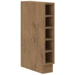 Kuhinjo PARIZ je možno naročiti v kompletu (Kuhinjska bloka PARIZ) ali pa po posameznih elementih po vaši izbiri. Spodnji poličnik PARIZ 15D je narejen iz