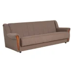 Klasičen trosed Vera je primeren za vsak prostor. Je vzmeten in ima funkcijo ležišča, ter predal za posteljnino. Dimenzije: - D: 230 cm - V: 78 cm - G: 95