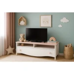 TV komoda BELLA je primerna za vsako dnevno sobo. Je nežnega, a elegantnega izgleda. Čiste linije in sodobna barvna kombinacija omogočata enostavno