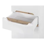 Kopalniški blok ALI je možno naročiti v kompletu (kopalniški bloki ALI) ali pa po posameznih elementih po vaši izbiri. Visoka omara ALI 35D 2 je sodobna