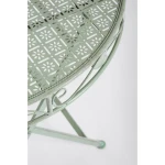 Vrtna miza HARRIET je popolen kos pohištva, ki popestri vašo okolico. Narejena je iz kovine in je zložljiva. Dimenzije: širina: Ø70cm višina: 74hcm