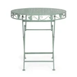 Vrtna miza HARRIET je popolen kos pohištva, ki popestri vašo okolico. Narejena je iz kovine in je zložljiva. Dimenzije: širina: Ø70cm višina: 74hcm