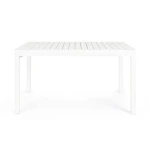 Vrtna miza PELAGIUS BELA iz aluminija. Miza je raztegljiva. Noge ima nastavljive. Barva: - Bela Material: - Aluminij Dimenzije: širina: 135/270cm globina: