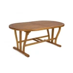 Vrtna raztegljiva miza NOEMI OV 180-240X100 je narejena iz lesa in čez ima oljno oblogo. Material: - Les Barva: - Akacijev les Dimenzije: širina: 180-240cm