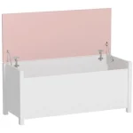 Zaboj LINA je večnamenska škatla za igrače, posteljnino ali odejo. Zgornji del se lahko uporablja tudi kot za mizo ali sedež. Material: - Laminirana