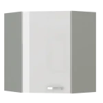 Kuhinjo ELITE je možno naročiti v kompletu (kuhinjski bloki ELITE) ali pa po posameznih elementih po vaši izbiri. Zgornja kotna omara ELITE 60x60G je