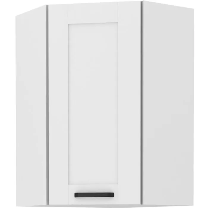 Kuhinjo LIJA je možno naročiti v kompletu (Kuhinjski bloki LIJA) ali pa po posameznih elementih po vaši izbiri. Zgornja kotna omara LIJA 60 x 60G 90V je