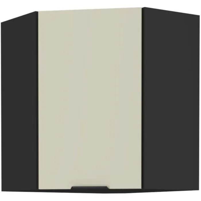 Kuhinjo SINTIA je možno naročiti v kompletu (Kuhinjski bloki SINTIA) ali pa po posameznih elementih po vaši izbiri. Zgornja kotna omara SINTIA 60 x 60G je