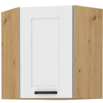 Kuhinjo VANESA je možno naročiti v kompletu (Kuhinjski bloki VANESA) ali pa po posameznih elementih po vaši izbiri. Zgornja kotna omara VANESA 60 x 60G 71V