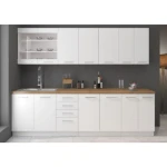 Kuhinjo STELLA je možno naročiti v kompletu (kuhinjski bloki STELLA) ali pa po posameznih elementih po vaši izbiri. Zgornja omara STELLA 30G je sestavljena