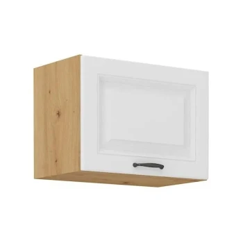 Kuhinjo STIL je možno naročiti v kompletu (Kuhinjski bloki STIL) ali pa po posameznih elementih po vaši izbiri. Zgornja omara STIL 50G dvižna je