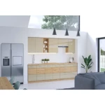 Kuhinjo TISA je možno naročiti v kompletu (kuhinjska bloka TISA) ali pa po posameznih elementih po vaši izbiri. Zgornja omara TISA 30G 90V fronta je