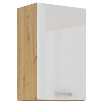 Kuhinjo TISA je možno naročiti v kompletu (kuhinjska bloka TISA) ali pa po posameznih elementih po vaši izbiri. Zgornja omara TISA 45G 71V fronta je