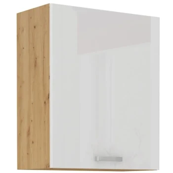 Kuhinjo TISA je možno naročiti v kompletu (kuhinjska bloka TISA) ali pa po posameznih elementih po vaši izbiri. Zgornja omara TISA 60G fronta je izdelana iz