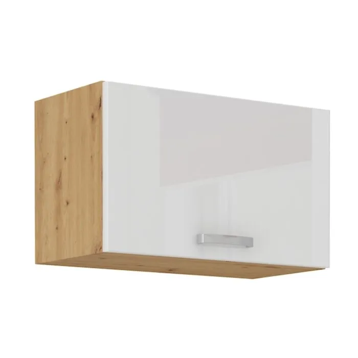 Kuhinjo TISA je možno naročiti v kompletu (kuhinjska bloka TISA) ali pa po posameznih elementih po vaši izbiri. Zgornja omara TISA 60G dvižna fronta je