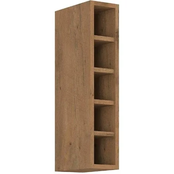 Kuhinjo PARIZ je možno naročiti v kompletu (Kuhinjska bloka PARIZ) ali pa po posameznih elementih po vaši izbiri. Zgornji poličnik PARIZ 15G je narejen iz