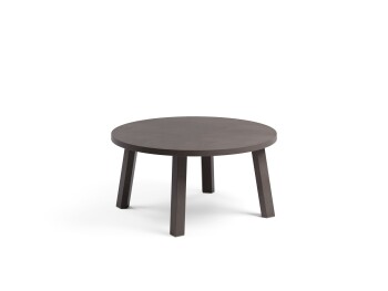 Vrtna mizica MAXIMO 60 MINI. Vrtna klubska mizica Maximo, s strukturo regenerirane smole z visoko vsebnostjo recikliranih materialov z mat zaključkom in