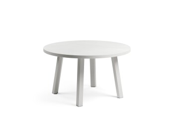 Vrtna mizica MAXIMO 70 MAXI. Vrtna klubska mizica Maximo, s strukturo regenerirane smole z visoko vsebnostjo recikliranih materialov z mat zaključkom in