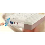 Vzmetnica VISCOFOAM Top, Italijanskega proizvajalca vzmetnic, je narejena iz Viscofoama debeline 5 cm in Newlattex puro debeline 13 cm. Kakovostno 7
