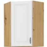 Kuhinjo STIL je možno naročiti v kompletu (Kuhinjski bloki STIL) ali pa po posameznih elementih po vaši izbiri. Zgornja kotna omara STIL 60 x 60G 2 je