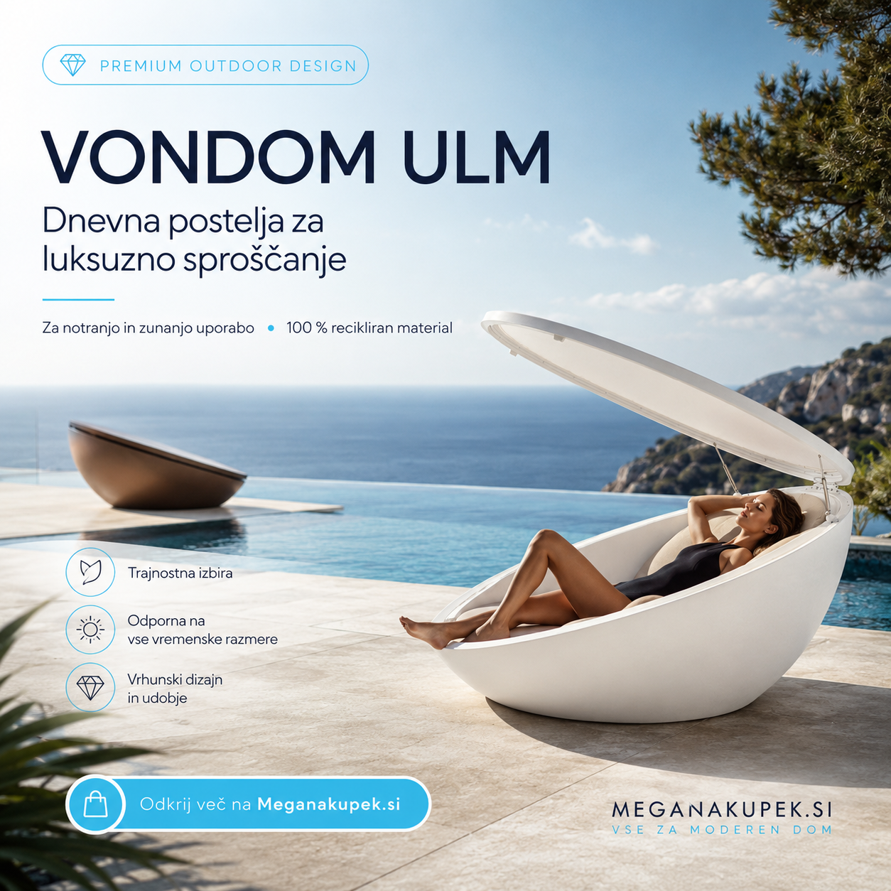 Vondom vrtno pohištvo - Ulm kolekcija Vondom vrtno pohištvo - Ulm kolekcija