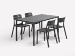 Vrtna miza PIAVE 120x70 -Antracit -NARDI - slika 4