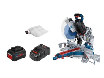 AKU. KROŽNA NAMIZNA ŽAGA BOSCH PROFESSIONAL GCM 18V-305 GDC 2X18V 5.5AH BATERIJE