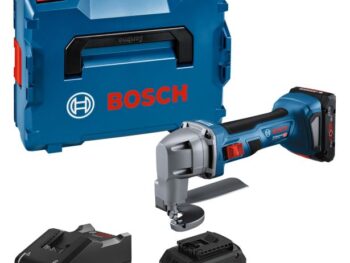 AKU. ŠKARJE ZA PLOČEVINO BOSCH PROFESSIONAL GSC 18V-16 E 2X 18V 4AH; KOVČEK